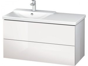 Meuble Pour Lavabo Encastrable Duravit L-Cube suspendu 1020×481 mm Graphite Mat LC625104949