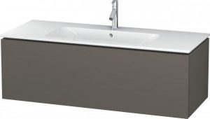 Meuble Pour Lavabo Encastrable Duravit L-Cube suspendu 1220×481 mm Graphite Mat LC614304949