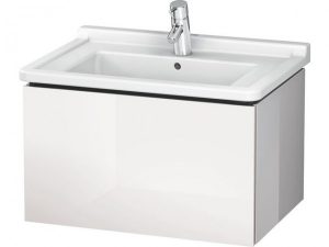 Meuble Pour Lavabo Encastrable Duravit L-Cube suspendu 670×469 mm Graphite Mat LC616404949