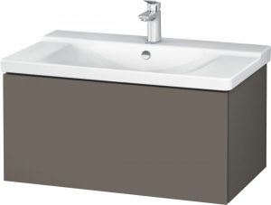 Meuble Pour Lavabo Encastrable Duravit L-Cube suspendu 820×481 mm Graphite Mat LC614704949