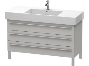 Meuble Pour Lavabo Encastrable Duravit X-Large à poser 1200×470 mm Pin Argent XL655503131