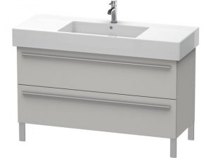 Meuble Pour Lavabo Encastrable Duravit X-Large à poser 1200×470 mm Pin Argent XL654503131