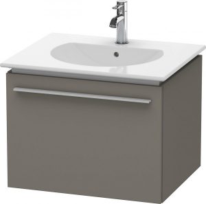 Meuble Pour Lavabo Encastrable Duravit X-Large suspendu 600×497 mm Pin Argent