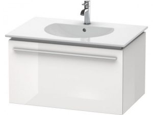 Meuble Pour Lavabo Encastrable Duravit X-Large suspendu 800×522 mm Pin Argent