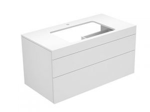 Meuble Pour Lavabo Encastrable Keuco Edition 400 Blanc 31572300100