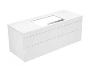 Meuble Pour Lavabo Encastrable Keuco Edition 400 Blanc 31573300000