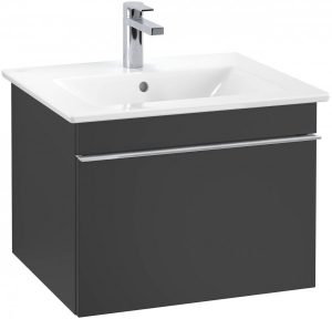 Meuble Pour Lavabo Encastrable Villeroy et Boch Venticello 553x420x502 mm Noir Laqué A93201PD