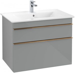 Meuble Pour Lavabo Encastrable Villeroy et Boch Venticello 753 x 590 x 502 mm Verre Terra A92505RT