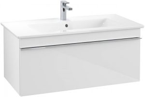 Meuble Pour Lavabo Encastrable Villeroy et Boch Venticello 953x420mm Verre Terra