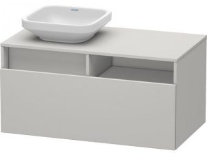 Meuble Pour Vasque à Poser Duravit DuraStyle version droite Taupe 550x1000x500mm