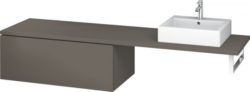 Meuble Pour Vasque à Poser Duravit L-Cube Bas 1020×547 mm Pin Argent LC686903131