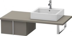 Meuble Pour Vasque à Poser Duravit Vero Bas 500×518 mm Pin Argent VE655803131