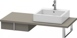 Meuble Pour Vasque à Poser Duravit Vero Bas 500×518 mm Pin Argent VE656803131