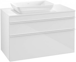 Meuble Pour Vasque à Poser Villeroy et Boch Legato LED- sous vasque 1200x380x500mm Orme Impresso B25
