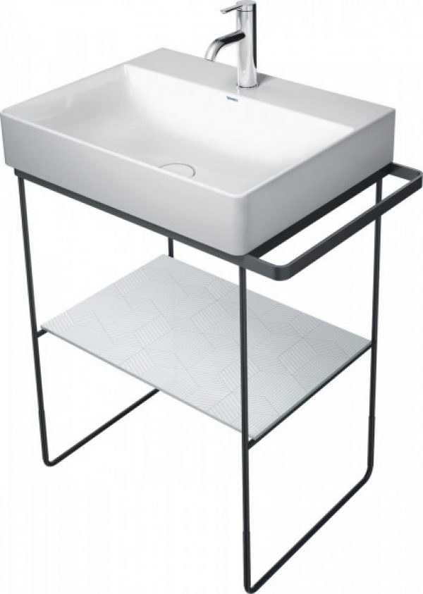 Meuble Sous Lavabo Console métallique à poser Duravit DuraSquare Chromé 665×451 mm (3101)