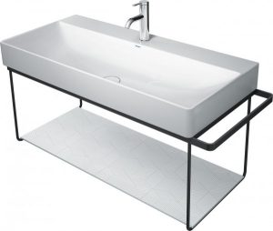 Meuble Sous Lavabo Console métallique suspendue Duravit DuraSquare Chromé 1065×451 mm (3104)