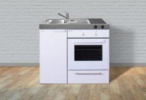 Mini-Cuisine avec Four et Vitrocéramique MKB100 Blanche