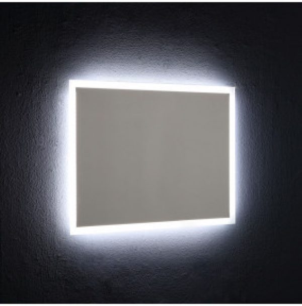 MIROIR AVEC CADRE RÉTROÉCLAIRÉ AVEC LED 80X60 CM RÉVERSIBLE