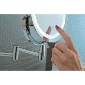 Miroir cosmétique mural avec éclairage led