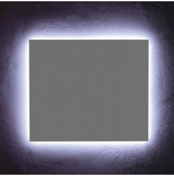 MIROIR DE MEUBLE DE SALLE DE BAIN 70×60 CM AVEC RETROILLUMINATION LED