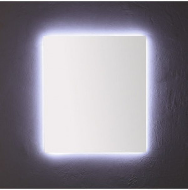 MIROIR DE SALLE DE BAIN 80X70 CM AVEC RÉTRO-ÉCLAIRAGE À LEDS