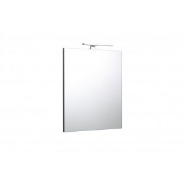 MIROIR DE SALLE DE BAINS AFFLEURANT RÉVERSIBLE 60X70 MÉTALLIQUE AVEC LAMPE À LEDS