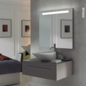 Miroir De Salle De Bains Lumineux Kio L80 X H70 Cm