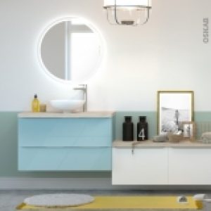 Miroir De Salle De Bains Lumineux Mara Diametre 75 Cm