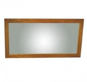 Miroir en teck rectangulaire L90