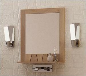 Miroir en teck WALK Zantes L60 x H70