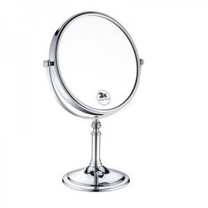 Miroir Grossissant Heritage sur Pied diamètre 20cm 335x240x135 mm Chromé
