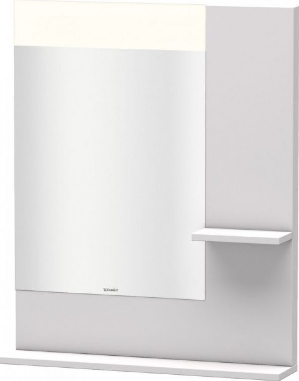 Miroir Salle de Bain Lumineux Duravit Vero avec Etagères 650×142 mm (VE732000)