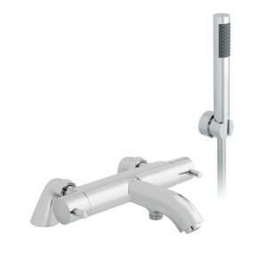 Mitigeur Bain Douche Vado Celsius 2 Trous Avec Set De Douche Chromé CEL-131T+K-C/P