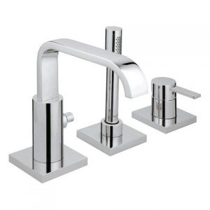 Mitigeur Bord de Baignoire Grohe Monocommande Châssis Allure 3 trous
