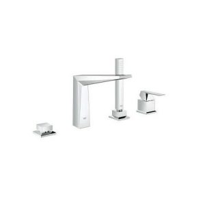 Mitigeur Bord de Baignoire Grohe Monocommande Façade Allure Brilliant 4 trous