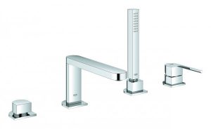 Mitigeur Bord de Baignoire Grohe Plus Monocommande 4 trous 245mm Chromé