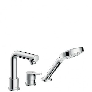 Mitigeur Bord de Baignoire Hansgrohe Talis S Set de finition mitigeur 3 trous Chromé