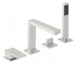 Mitigeur Bord de Baignoire Vado Notion 4 Trous Chromé NOT-232-CP