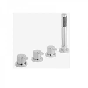 Mitigeur Bord de Baignoire Vado Sense 4 Trous Chromé SEN-135/NS-C/P