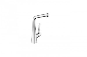 Mitigeur Cuisine Hansgrohe Metris avec bec orientable sur 3 niveaux Chromé