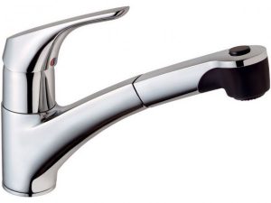 Mitigeur Cuisine Ideal Standard CeraSprint monotrou avec Douchette Extractible B5349AA