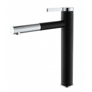 Mitigeur de cuisine chrome noir Ultrate