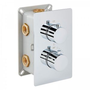 Mitigeur de douche mural à encastrer UP12-01 avec inverseur à 3 sorties – rond