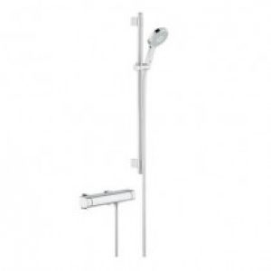 Mitigeur douche Grohe Grohtherm 2000 et ensemble de douche Power & Soul 4 jets