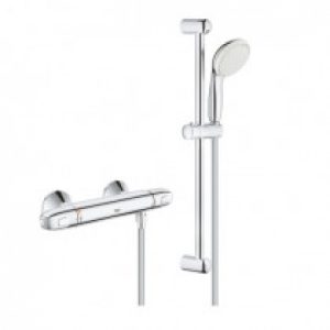 Mitigeur douche thermostatique Grohe Grohtherm 1000 avec ensemble de douche