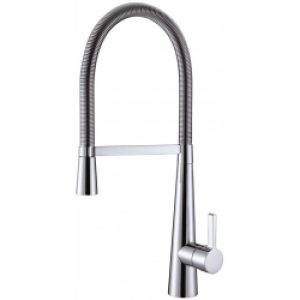 Mitigeur d’évier à douchette chromé