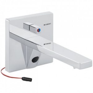 Mitigeur Lavabo Monotrou Geberit Type 88 Fonctionnement secteur avec mitigeur et poignée 116128211