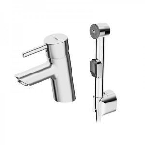 Mitigeur Lavabo Monotrou Hansa HANSAVANTIS Style monocommande DN 15 avec douchette