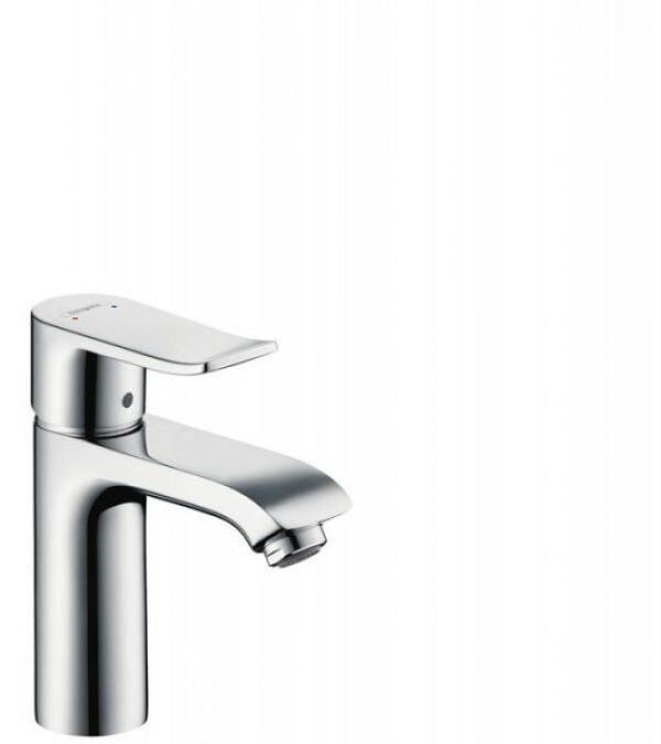 Mitigeur Lavabo Monotrou Hansgrohe Metris bas débit avec garniture de vidage