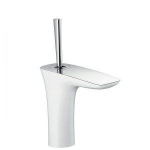 Mitigeur Lavabo Monotrou Hansgrohe PuraVida 110 Blanc/Chromé